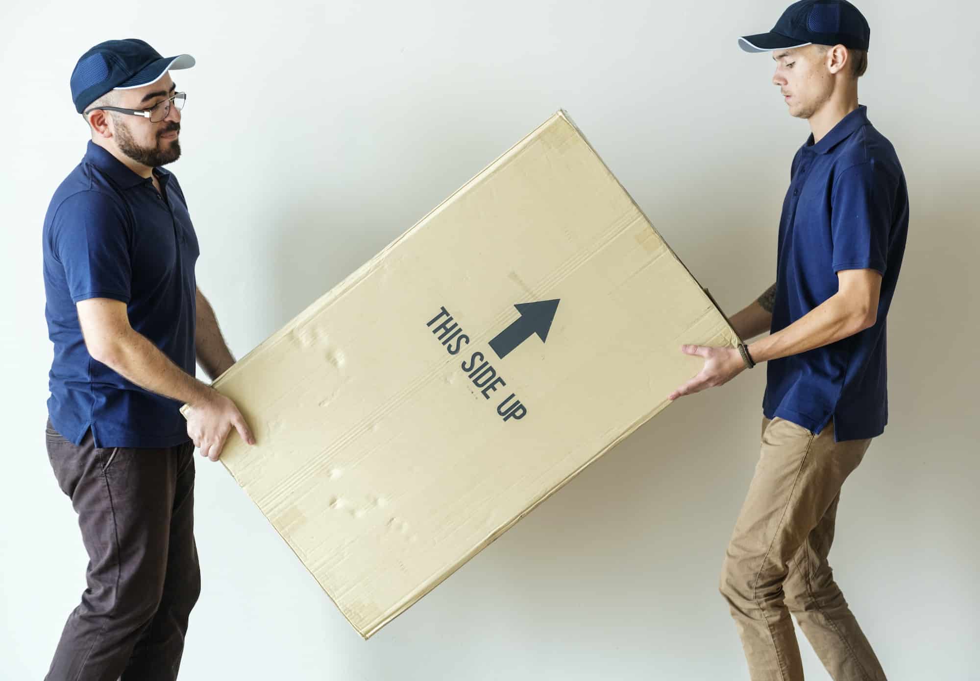 Furniture delivery service concept